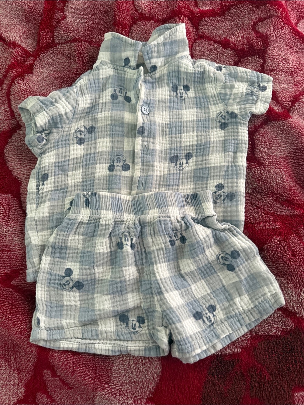 Toddler Mickey Mouse linen set 18 months